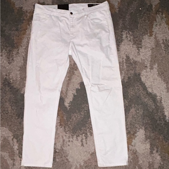 All white Armani Exchange denim jeans 36 slim - Picture 4 of 12